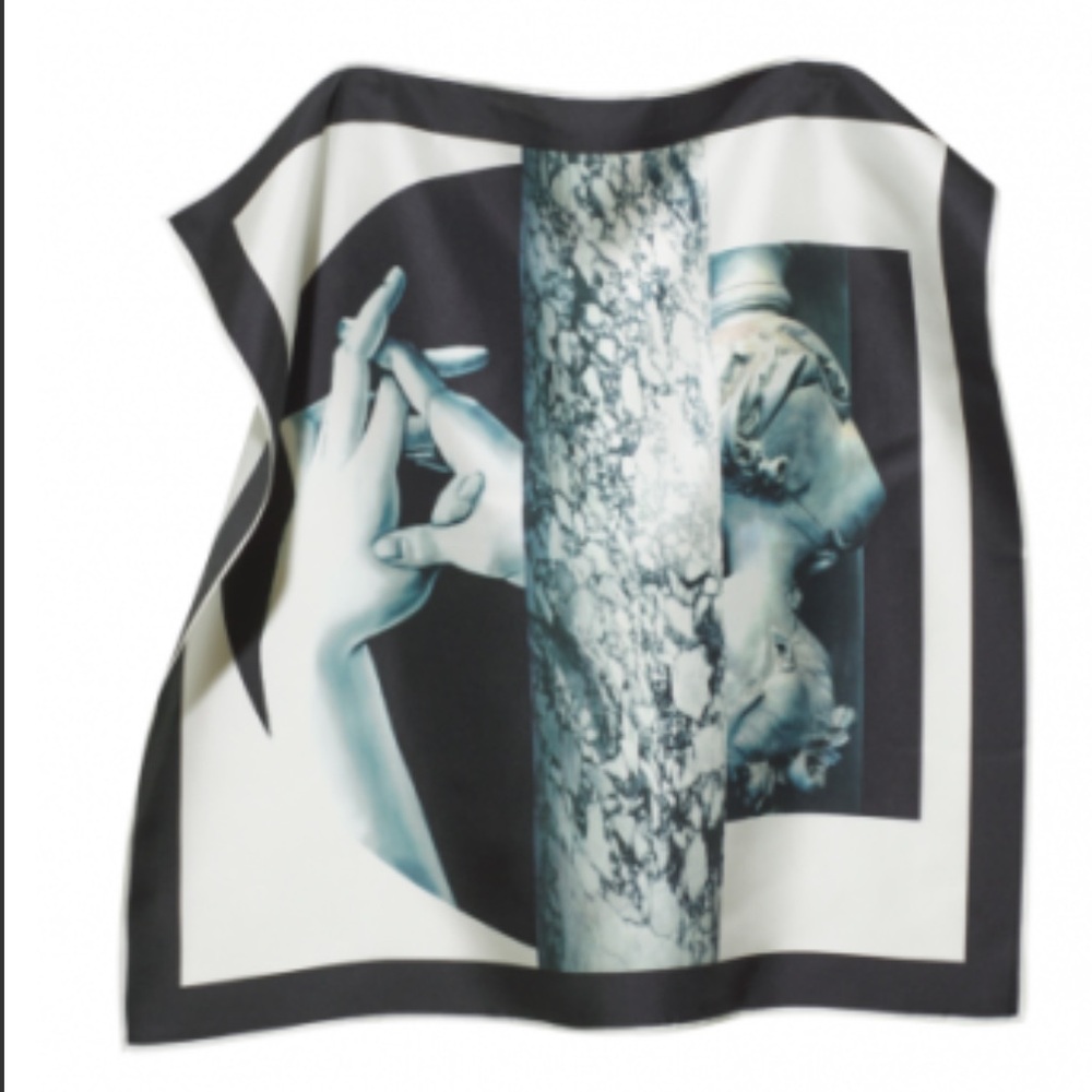 H&M Conscious Exclusive Collection 2016 100% Silk Scarf